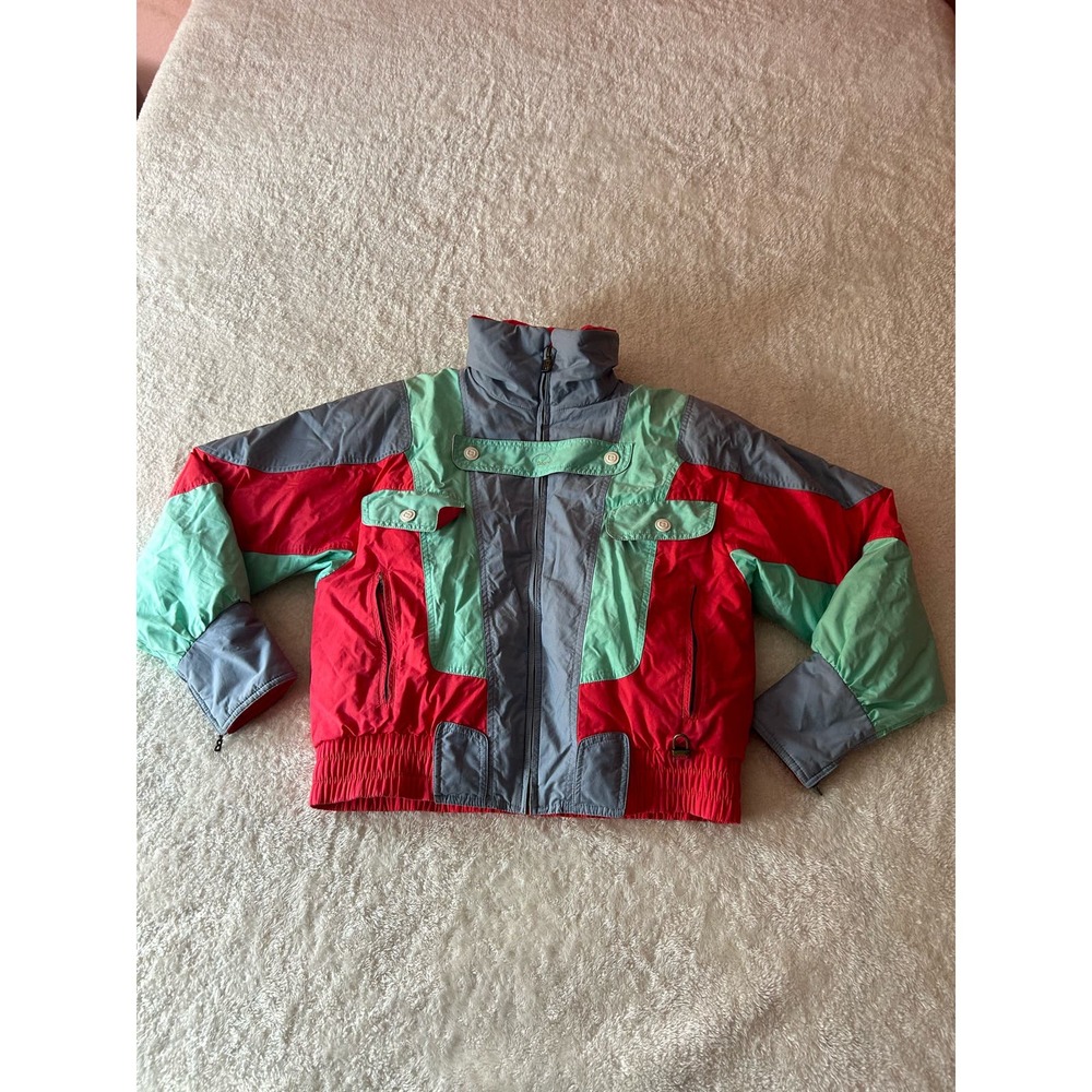 Rare VTG Bogner Colorful‎ 80's Ski Jacket Size Small